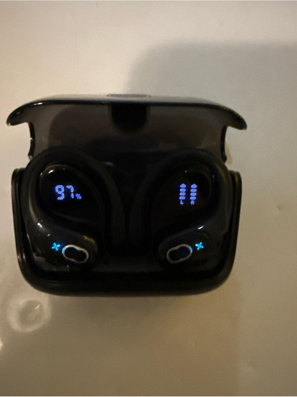 Aptkdoe HD65 Wireless Earbuds W Charging Case Black Matte Gloss Finish Tested!!!